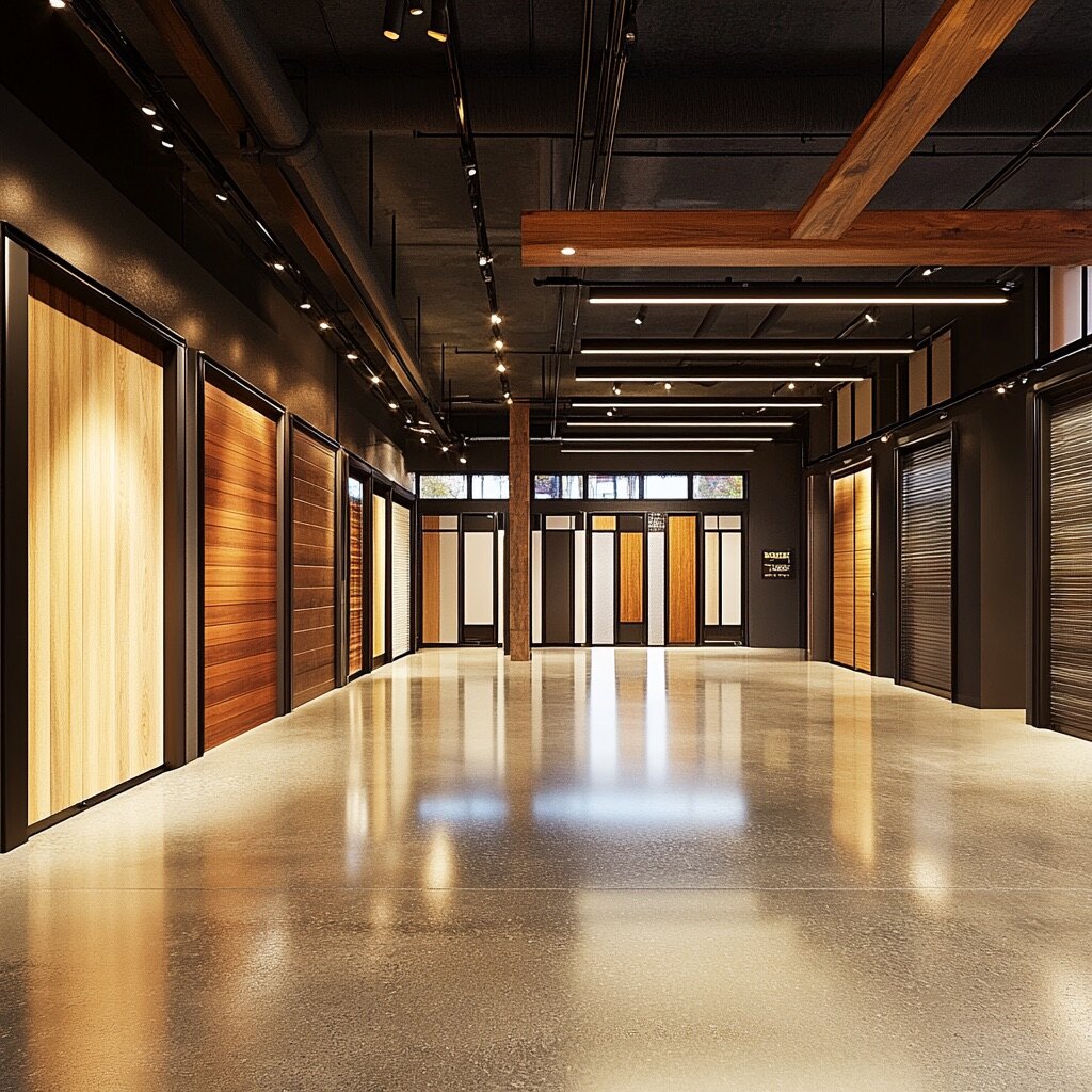 MS Facility Solutions garage door showroom